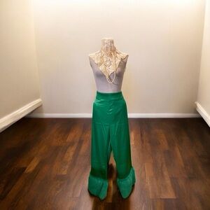 Elegant Green Women's Pants